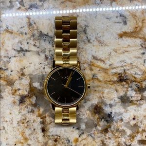 Nixon gold watch